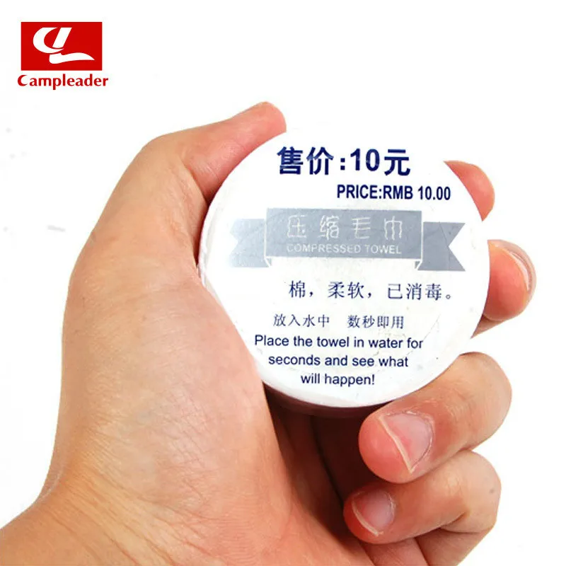 

Compressed Towel Non-Disposable Mountain Climbing Camping Travel Deserve Circle Quick-Drying Cleaning Towel Picnic Dish Towel