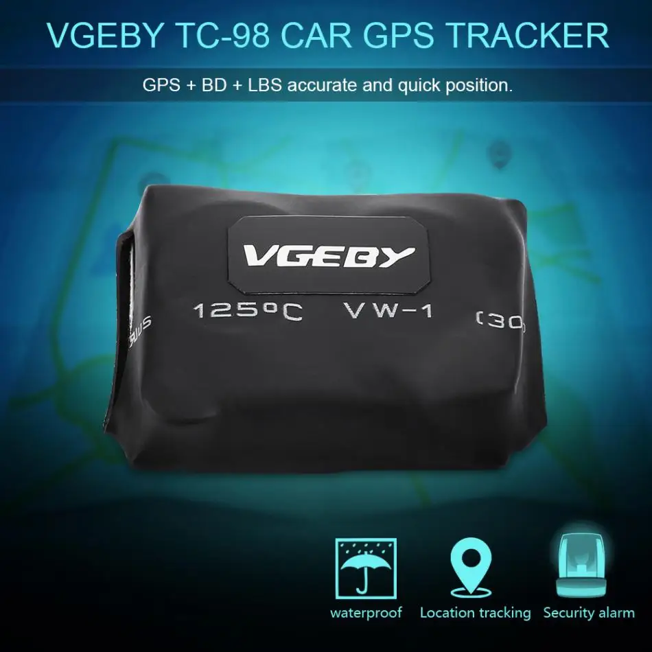VGEBY TC-98 автомобиль в реальном времени gps GSM gprs-трекер реального времени отслеживания Системы Глобальный локатор устройства автомобильные аксессуары
