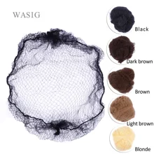 Elásticos de nylon 50 peças/20 pçs, acessórios de cabelo em cinco cores de nylon preto, marrom, cor de café, invisível, macio rede rede
