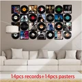 Gum Record Black Vintage Hanging Painting Movie Poster Bar - AliExpress