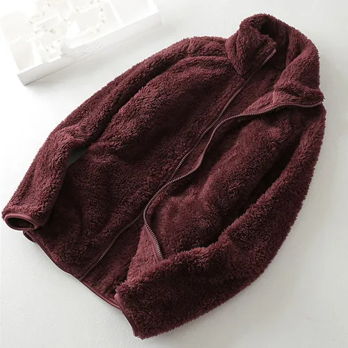 Most effective  2019 New Winter Autumn Women's Soft Fleece Hoodies Jackets Fashion Casual Long Sleeve Windproof Coa