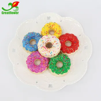

Squishy Hot Selling Pu Memory Foam Donuts Model Cake Model Replica Bread Early Education Toy