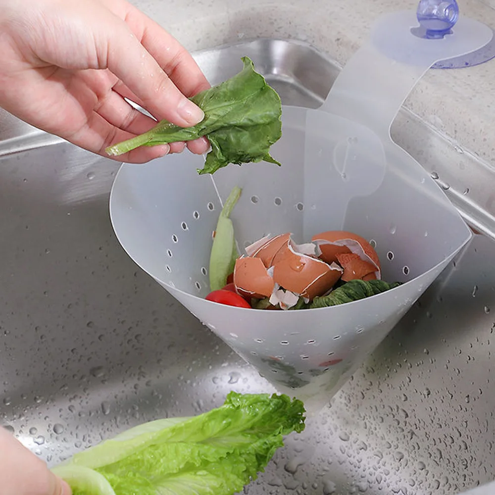 Самостоящий фиксатор для кухни, анти-блокирующее устройство, складной фильтр, простая раковина, антиблокирующее устройство, бытовой канализационный мешок для мусора