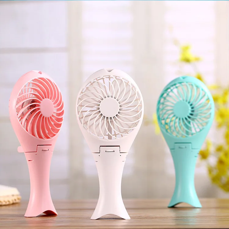 

Mini Fan USB Mermaid Fan Small Appliances Creative Hand-Held Rechargeable Electric Fan
