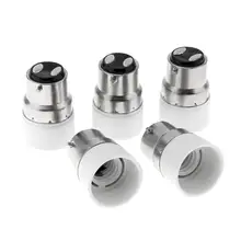 5 шт. B22 к E14 Светодиодный адаптер основы лампы Универсальный светильник конвертер патрон лампы B22 к E14 патрон