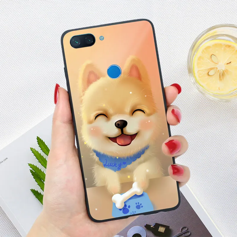 X9 Черный чехол для Xiaomi mi 8 Lite A3 A2 Lite mi 9 SE 9T Pro Чехол-бампер Яркий глянцевый чехол из поликарбоната+ ТПУ - Цвет: X9