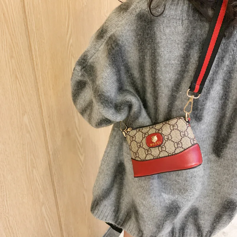 

2020 Spring New Style Fashion Tiger Head Hobo Bag Children Women's Small CHILDREN'S Baby Shoulder Oblique Small Shoulder Bag Bag