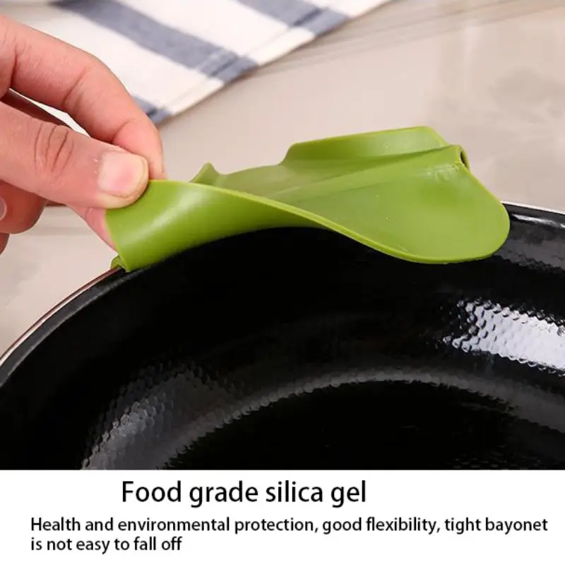 Silicone Kitchen Anti-Slip Kitchenware Mouth Edges Deflector Highly Elastic Silicone Funnel