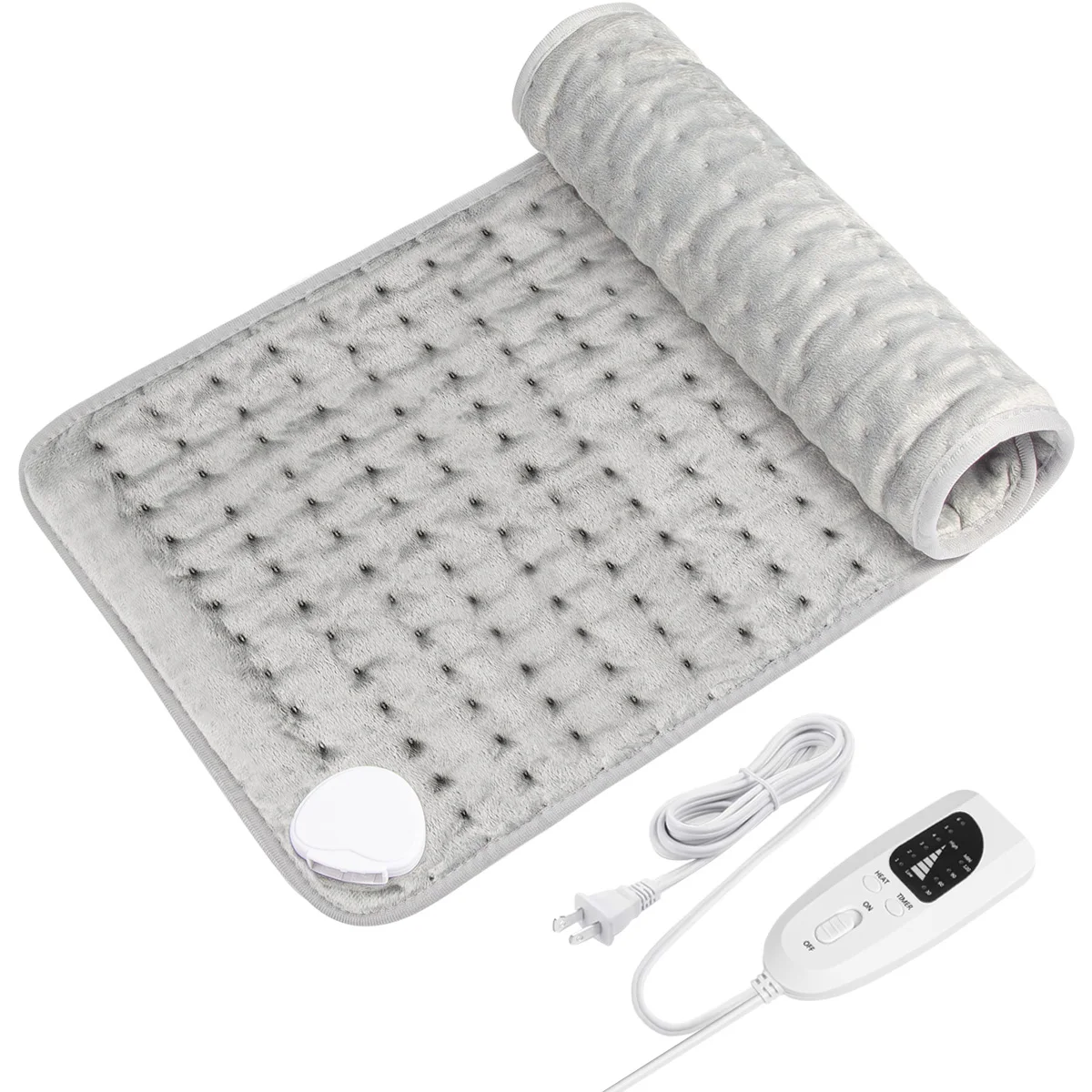 

New Electric Heating Pad For Moist Dry Heat 12x14in Heating Pad With 6 Temp Level And 4 Timer Setting Heating Pads Dropshipping