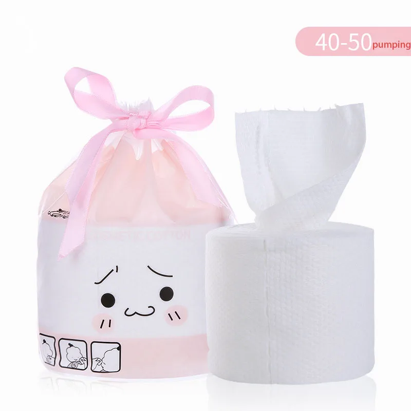 1 PCS Disposable Face Wash Towel Thickened Pearl Pattern Cleansing Towel Skin Friendly Soft Beauty Cleaning Tool