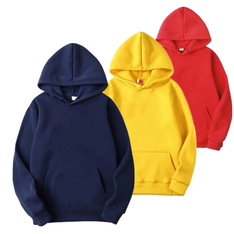 

Eternal Fashion Men Women Hoodies 2020 Autumn Winter Casual No Logo Solid Color Sweatshirt Loose Hooded Jacket Plus Size 4XL