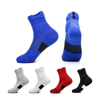 

Quick-drying Basketball Socks Men Towel Bottom Non-slip Sports Boat Socks Terry Outdoor Medium And Short Tube Elite Socks