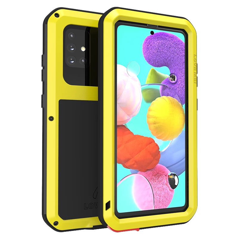 For Samsung Galaxy A51 Luxury Doom Armor Duty Shockproof Metal Aluminum Phone Cases For Samsung S20 20 Ultra 5G S10E Note10+ For Samsung Galaxy A51 Luxury Doom Armor Duty Shockproof Metal Aluminum Phone Cases For Samsung S20 20 Ultra 5G S10E Note10+