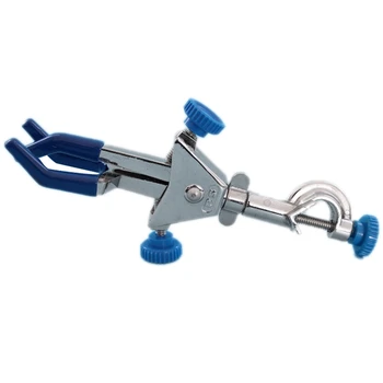 

Two-Way Adjustable Three-Jaw Rotating Flask Clamp Laboratory Double Adjustment Tube Condenser Laboratory Holder