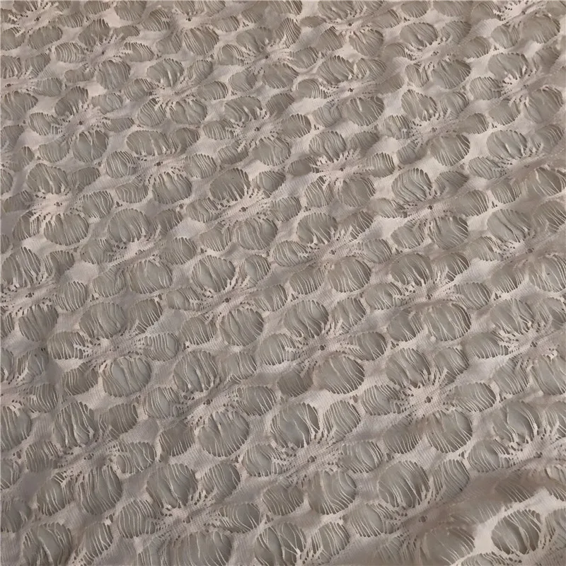 

Tissus Silk Fabric Cloth Geometric Figure Hollow Three-dimensional Blouse, Dress, Half-length Skirt, Garment Jacket Fabrics