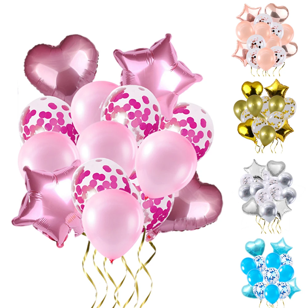 

14pcs Latex Balloons Birthday Party Wedding Dances Newborn Parties Ball Wedding Inflatable Air Balloon Kids Baby Shower Ballons