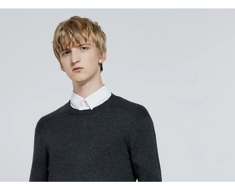 JackJones мужской цветной удобный свитер из ткани с круглым вырезом 219324522