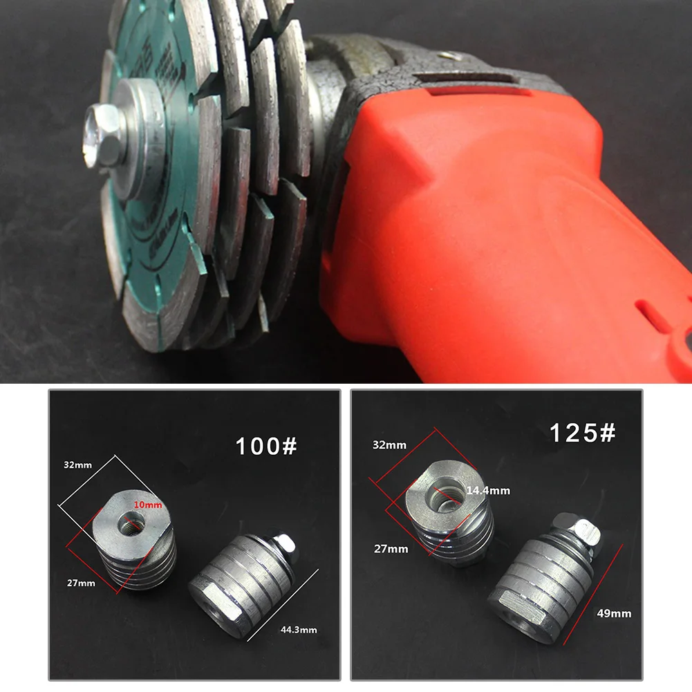 100/125mm Lock Nuts Angle Grinder Inner Outer Flange Nut Kits Angle