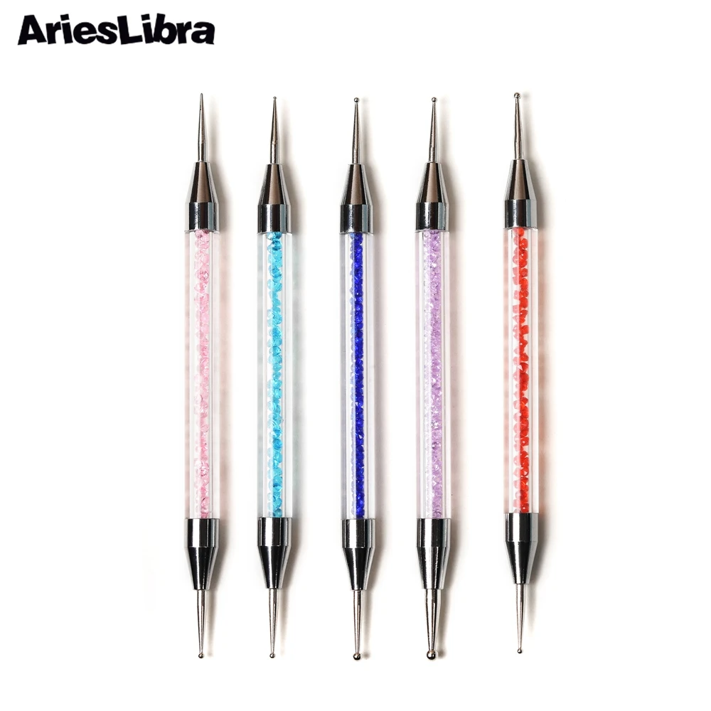 

5pcs/set AriesLibra Nail Dotting Pen Nail Art Brush Set Painting Gel Set Kit Manicure For Gel Nail Polish Acrylic Pen Nails Art