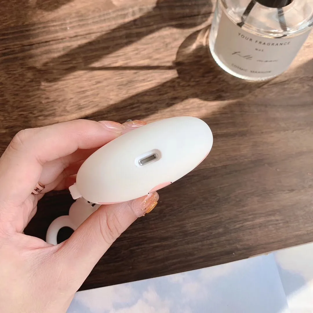 3D Забавный отскок BT21 Кролик Пластиковые корпусы гарнитурные для Apple Airpods 1/2 прекрасный силиконовый защитный чехол для наушников Аксессуары