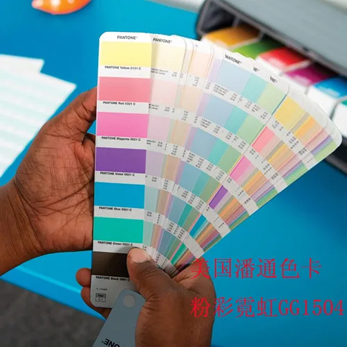 GG1504 новая версия американская Pantone Premium Plus серия patels Neons цветная карта