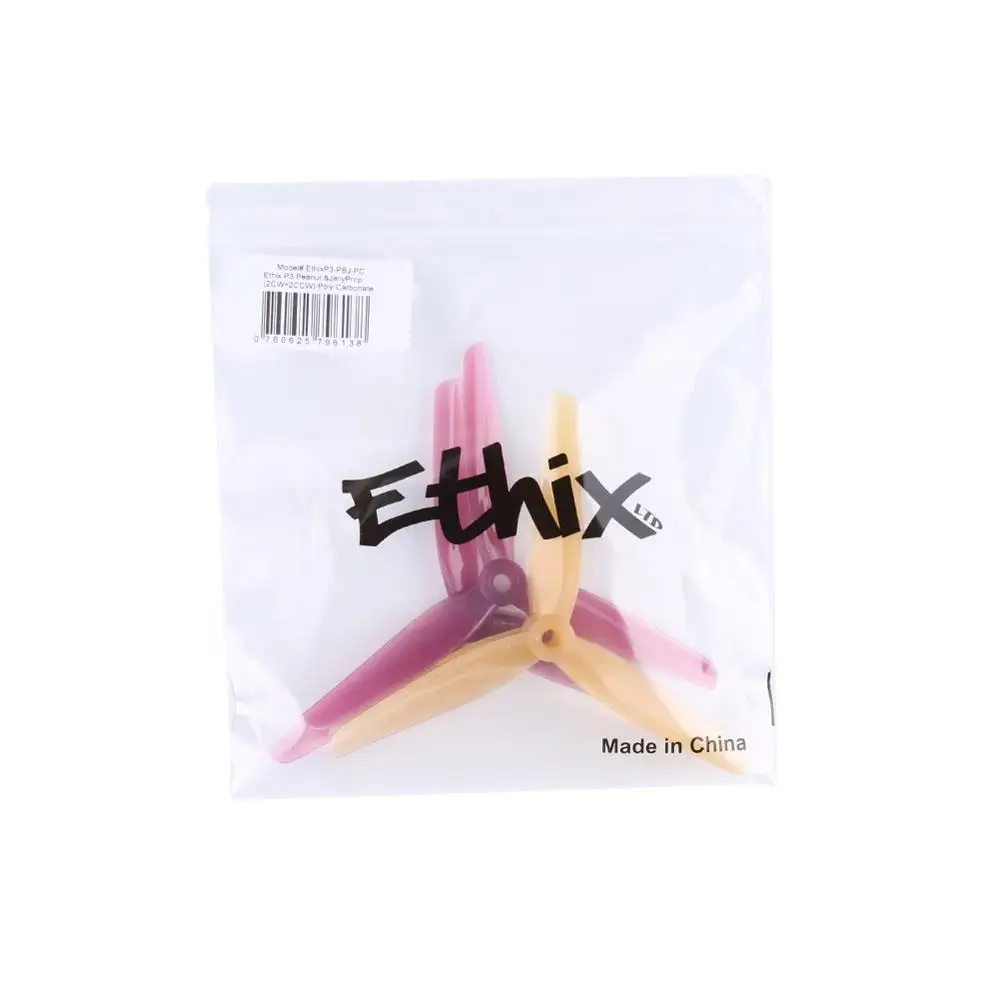 4sets HQ Ethix P3 Peanut & Jelly Prop 5130 5.1X3X3 5.1inch 3 blade/tri-blade propeller prop for FPV racing drone part