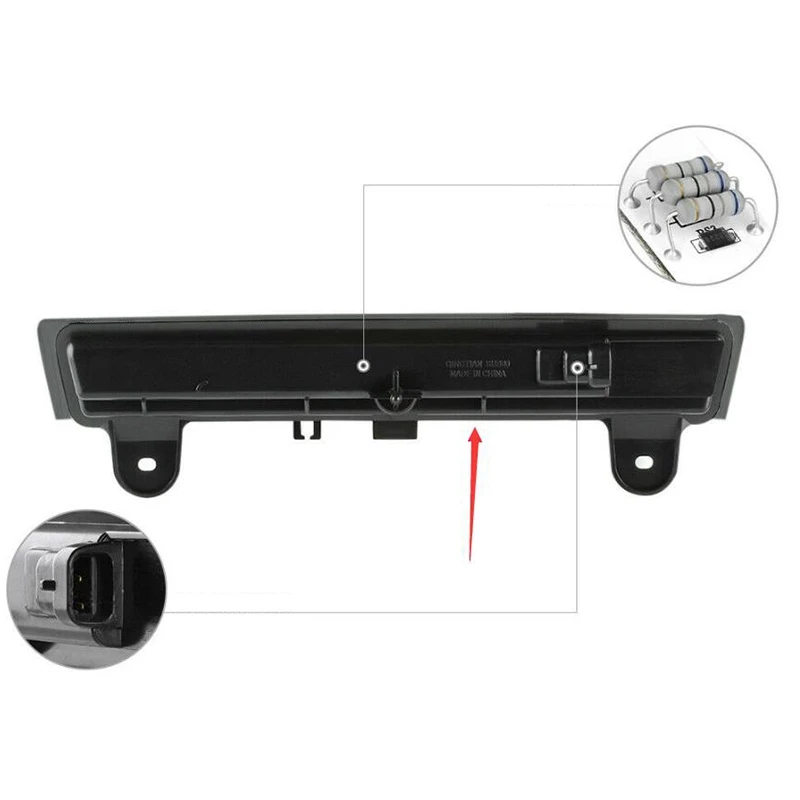 Для 2000-2006 Chevy Suburban Tahoe GMC Yukon светодиодный третий тормозной светильник