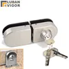 304 Stainless steel Glass Door Lock bolt Latch,With key,for single or double glass door, easy to install, Frameless glass door ► Photo 1/4