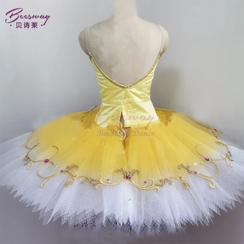 Adult Tutu Gradient Sleeping Beauty Gorgeous Performance Skirt Gradient  Color Hard Yarn Stage Competition Performance Dress Ballet AliExpress