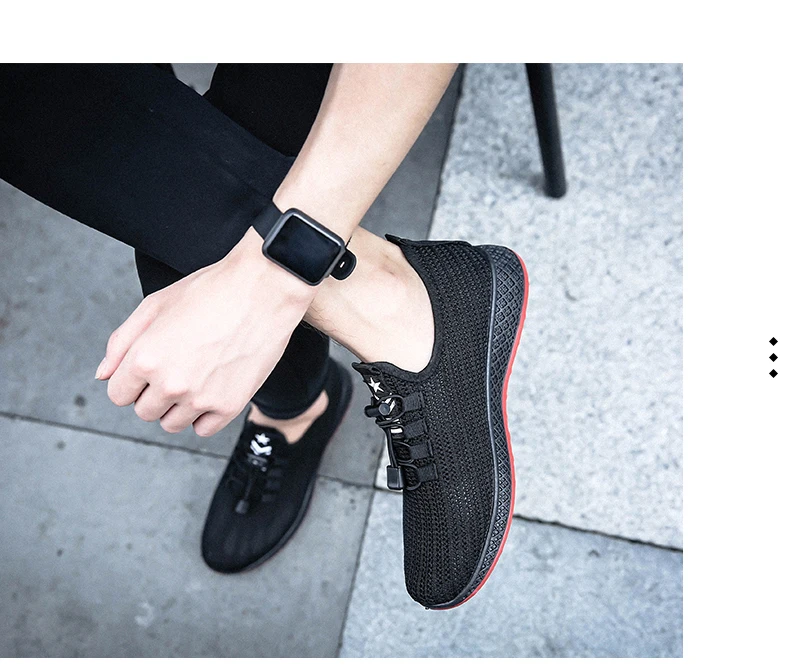 Vogue Nice Sneakers Casual Men Vulcanized Shoes Breathable Mesh Male Shoes Mens Lace Up Flats Shoes Zapatos Fashion
