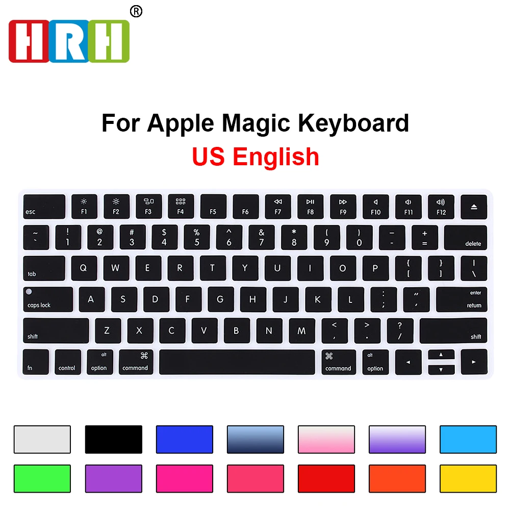Чехол для клавиатуры HRH силиконовый защитный чехол защитная пленка Apple Magic MLA22B/A