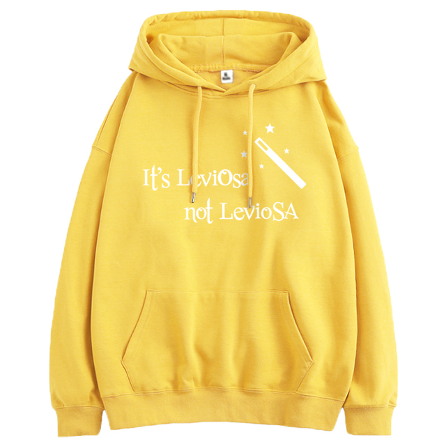 Leviosa Not Leviosa Woman Hoodies Fashion K-pop Pullovers 2021 New Autumn Casual Sweatshirts Hip Hop Polyester Clothing