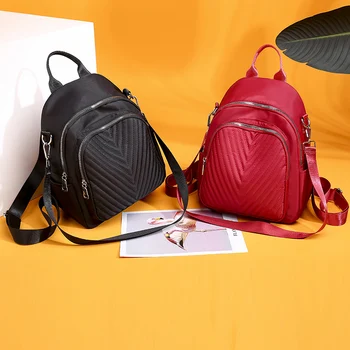 

Women Oxford Backpacks Vintage Waterproof Female Shoulder Bag Ladies Travel Bagpack Mochilas School Bags For Girls Preppy 2020
