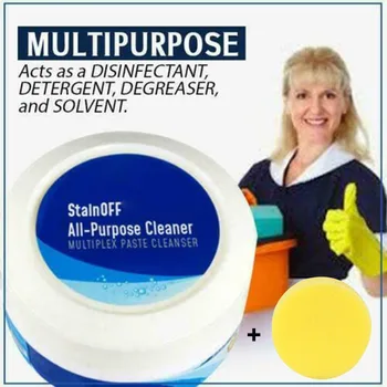 

Hot Sale Stain Of All-purpose Cleaner Removes Stuck-on Dirt Home Cleaning Cleaner Stain Off All-purpose Cleaner+1 sponge #N
