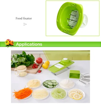 

Mandoline Slicer Manual Vegetable Cutter 5 Blades Grater Onion Fruit Slicer Cutter Potato Carrot Grater Kitchen Tool Accessories