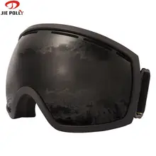 Очки лыжные Сноуборд Снегоход очки UV400 Защита Анти-туман сферическая очки для Для женщин Для Мужчин горные лыжи маска для сноуборда