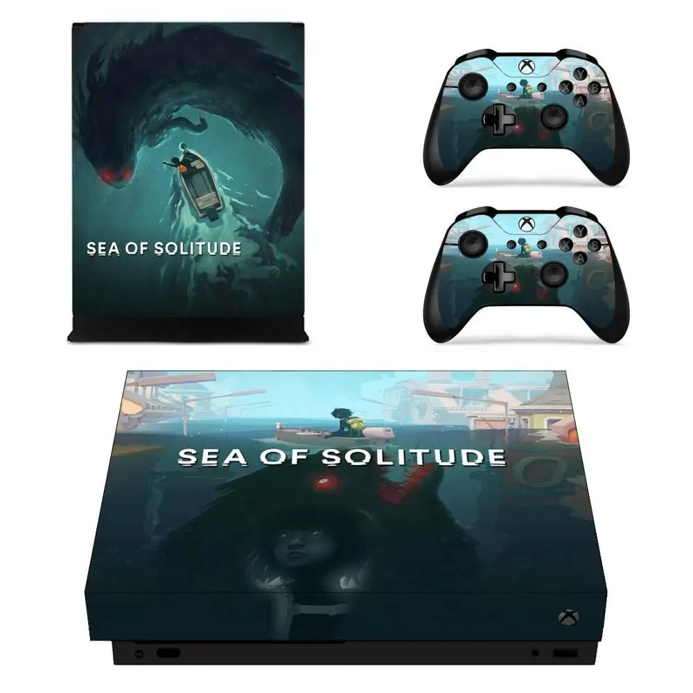 Для Xbox One X стикер s море одиночности кожи наклейки Pegatinas Adesivo для Xbox one X консоли пульта дистанционного управления скины