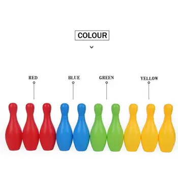 

Funny Baby Outdoor Toys Mini Bowling Outdoor Kids Games plastic bowling set toys indoor sports toy Interaction Leisure Education
