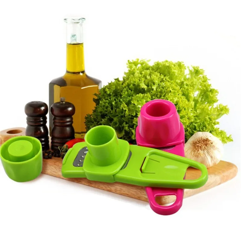 Multifunction Garlic Presses Garlic Ginger Grinding Grater Crusher Press Chopper Cutter Squeezer Kitchen Hand Tool Gadgets
