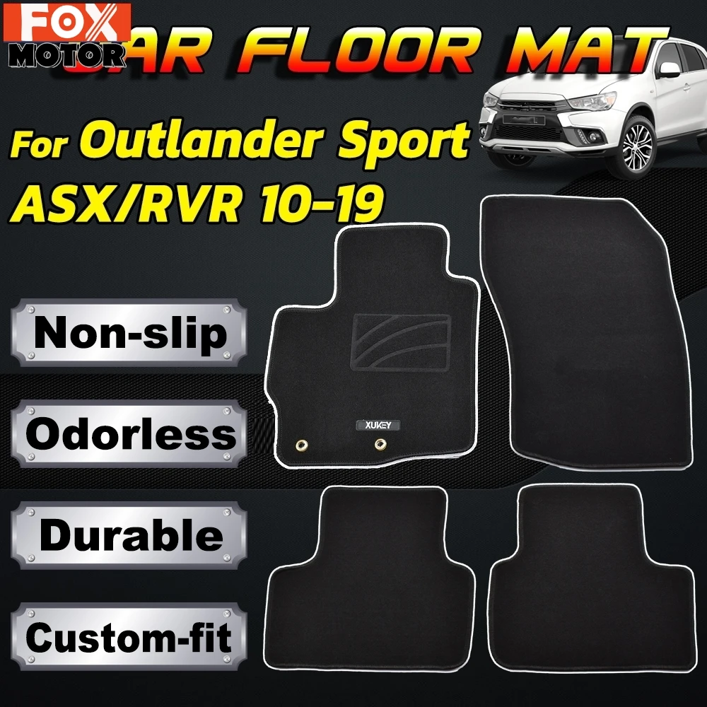 Для Mitsubishi ASX RVR Outlander Sport 2010 - 2019 пользовательские автомобильные коврики для салона