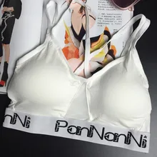 Летний короткий эластичный облегающий топ с перекрестными бретелями, повседневное красивое нижнее белье с буквенным принтом на спине, женские сексуальные майки с v-образным вырезом