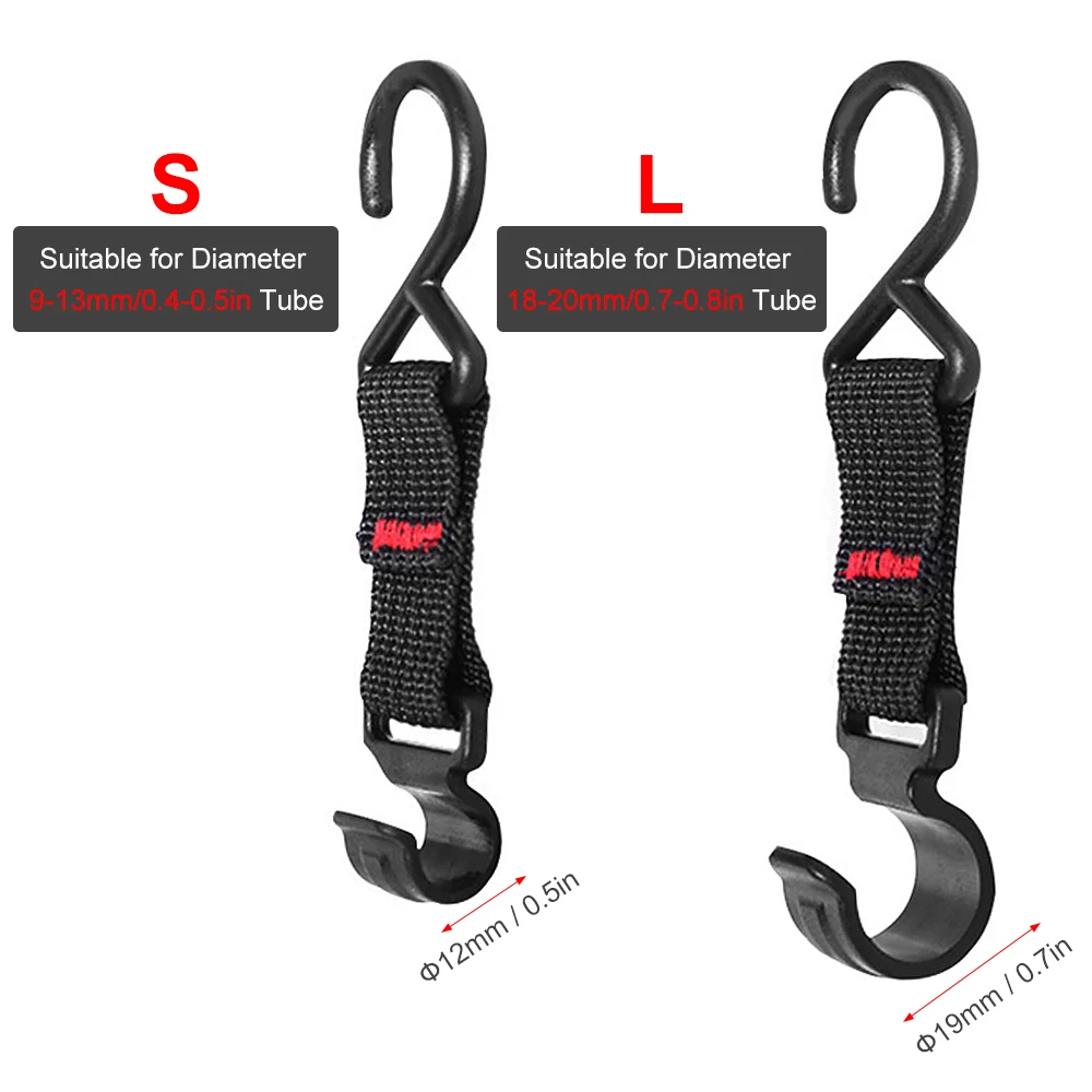 Outdoor Camping Moveable Storage Hook Detachable Hanging Hook S-Shaped tent hooks tent wind rope hook
