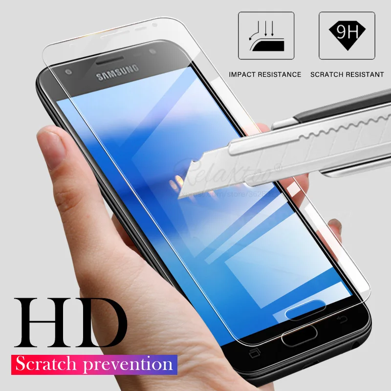 3 шт 9H закаленное стекло для samsung Galaxy A5 A6 A7 A8 Plus Защитное стекло для экрана на sumsung a 5 6 7 8 стеклянная пленка