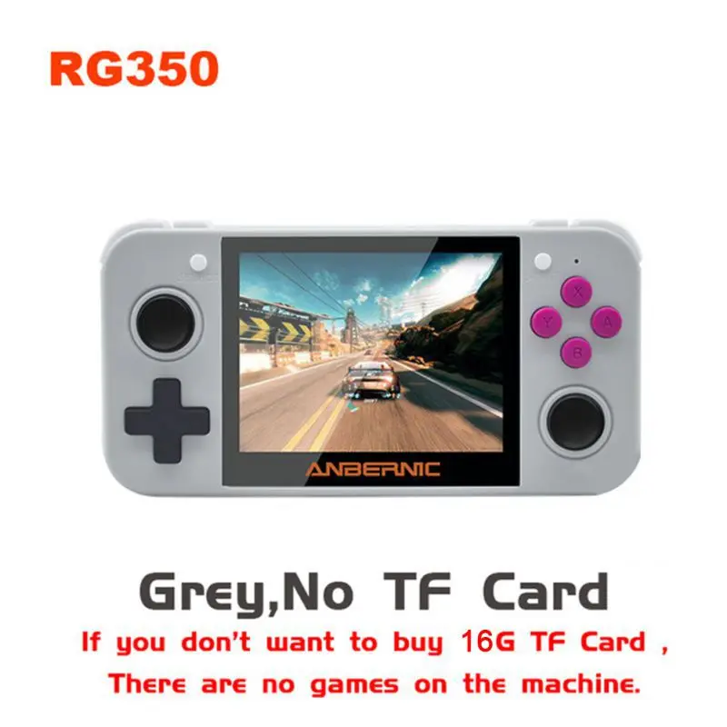 Портативная игровая консоль RG350 Ретро игровая консоль с 32G TF картой ips экран портативная игровая консоль - Цвет: A