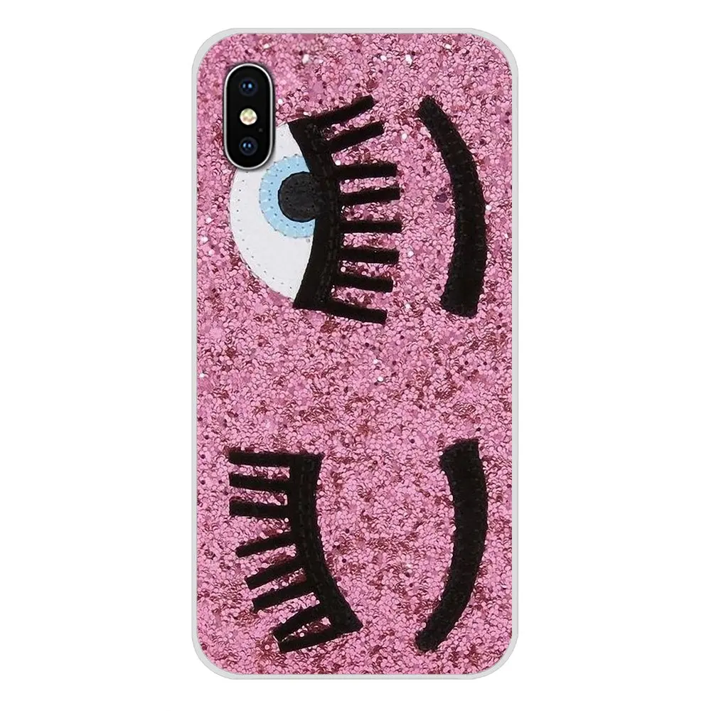 Для Apple IPhone X XR XS 11Pro MAX 4S 5s 5C SE 6S 7 8 Plus ipod touch 5 6 Чехлы для мобильных телефонов модные Chiara Ferragni Eyes - Цвет: images 9