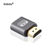 10 pçs/lote ddc edid manequim plug adaptador vga adaptador de exibição virtual sem cabeça fantasma display emulador placa vídeo bloqueio