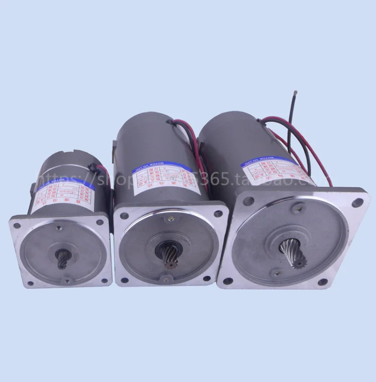 DC12V/24 V/220 V 250W 300W 350W 450W DC двигатель с постоянным магнитом, высокоскоростная оптическая ось, высокий крутящий момент, Реверсивный, регулировка скорости