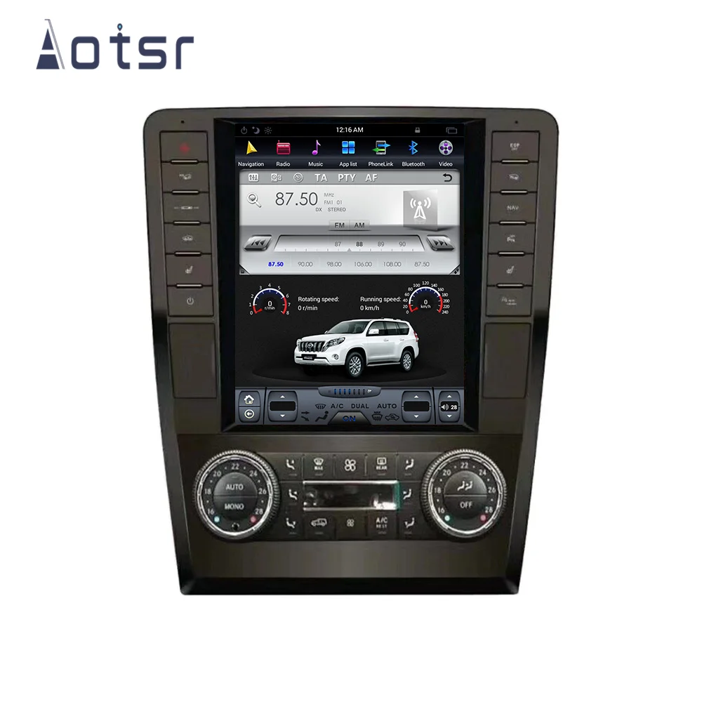 Tesla стиль Android 9 автомобильный gps-навигатор для Mercedes-Benz ML350 ML400 ML300 GL350 2005-2011 авто радио головное устройство магнитофон