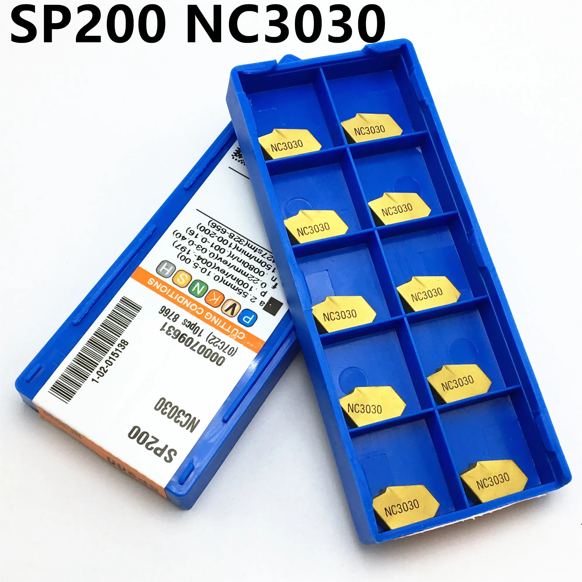 

100PCS SP200 NC3030 slotted carbide blade lathe turning tool SP200 Prating lathe cutting blade CNC lathe tool