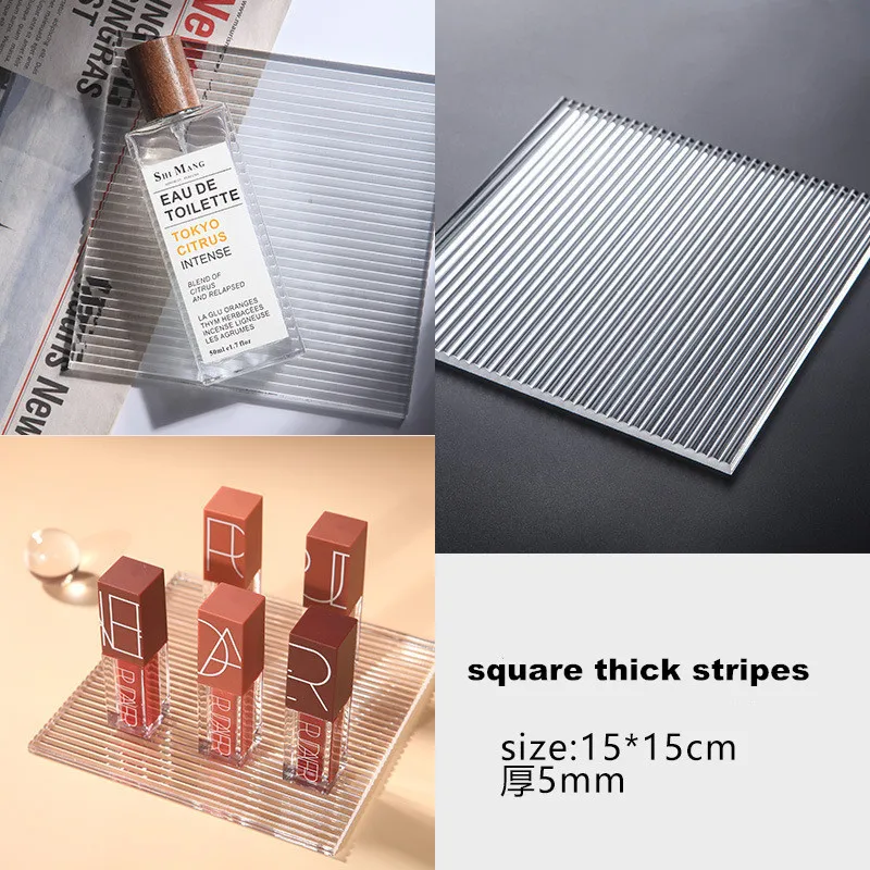 Ins Wind Net Red Transparent Acrylic Geometric Stereo Shooting Props Photography Table Cube Decoration Ornaments